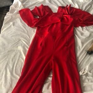 Jumpsuit red